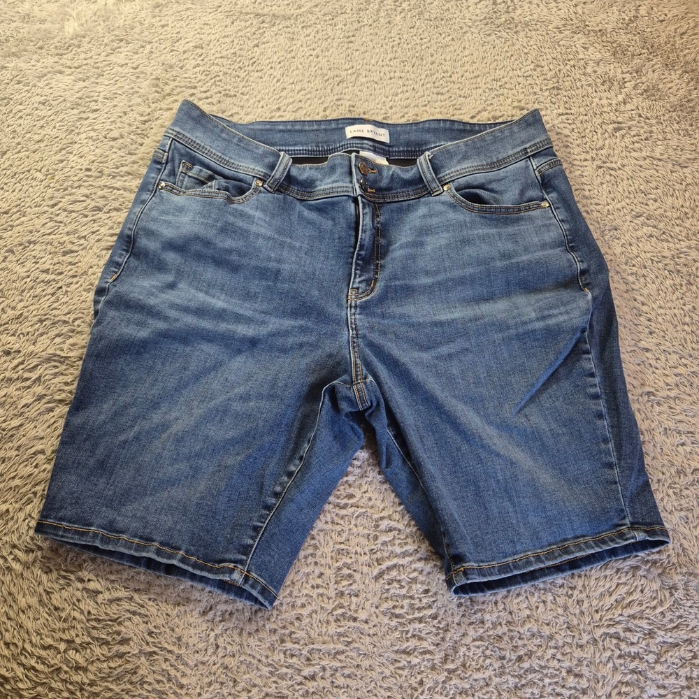 Lane Bryant Bermuda Shorts 595167 Womens 18 Plus Size Denim Flexmagic High Rise